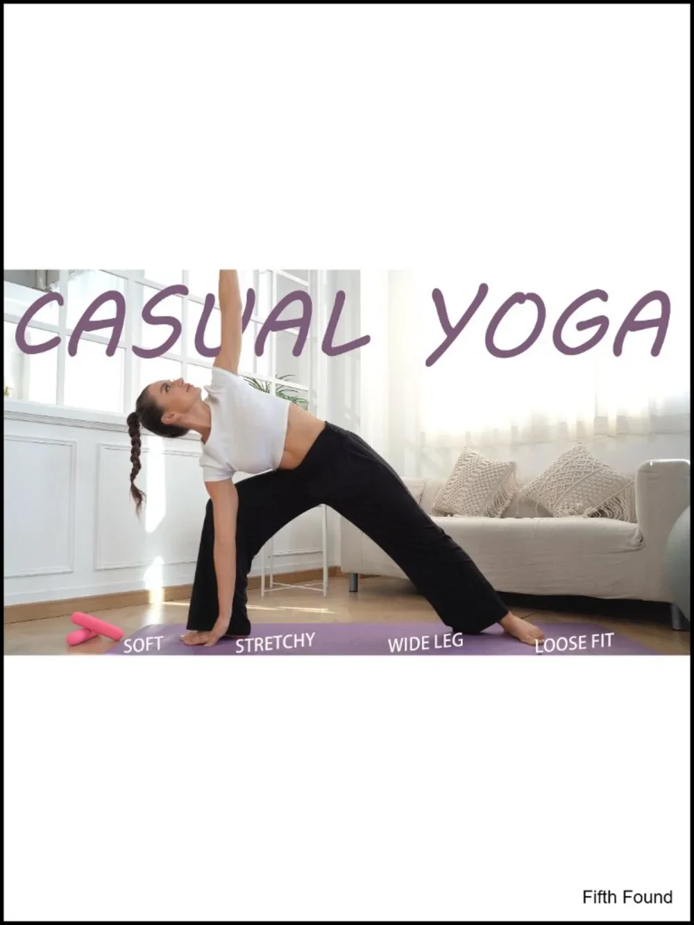 Wide Leg Pants Casual Loose Yoga Sweatpants Comfy Lounge Pajama Flowy Pants